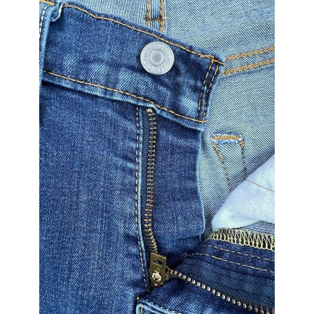 Levis 511 Jeans Mens 28x30 Blue Slim Straight Stretch Denim Medium Wash Pants